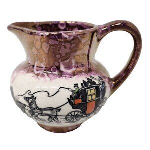 Vintage Antique Old Castle Lusterware Miniature Creamer Pitcher Made In England